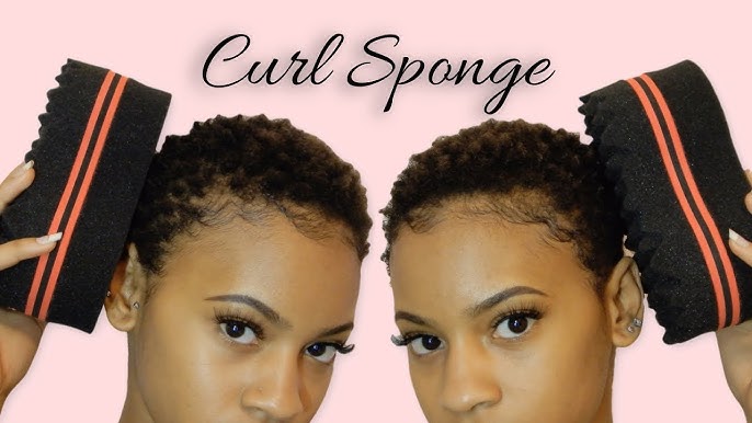 How To Use a Curl/Twist Sponge on Short Natural Hair