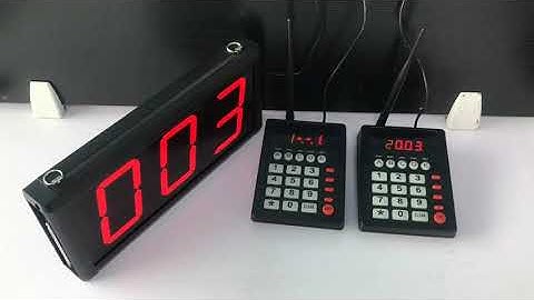 3 Digit Number Display Screen With Ticket Dispenser Service Counter Queue Calling Management System