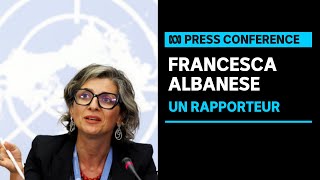 IN FULL: UN Special Rapporteur on occupied Palestinian territories addresses Press Club | ABC News