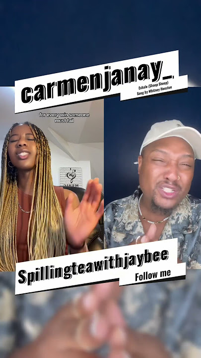 carmenjanay Whitney Houston Exhale #youtubeblack #duetsinging #youtubeshorts #youtubehighfive