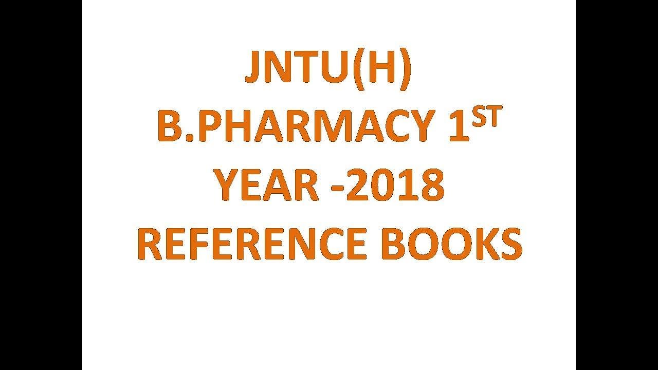 B.PHARMACY REFERENCE BOOKS YouTube