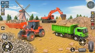 Drive Construction Simulator - Highway Bridge Construction Crane Driving - Android GamePlay screenshot 3