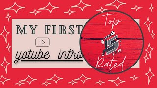 My first YouTube channel intro.. ❣️❣️ // YouTube intro //..