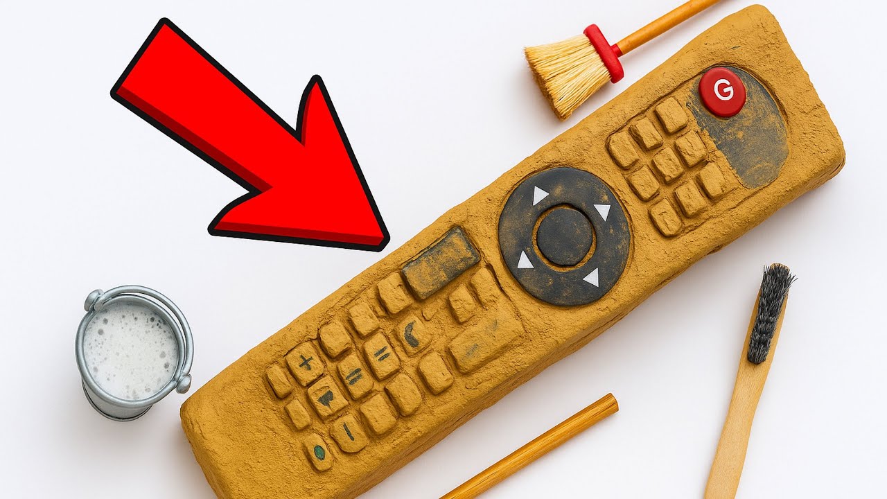 Cleaning the World | Restoring a Muddy TV Remote | Satisfying ASMR Clean