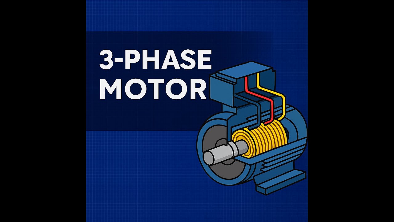 Synchronous Motor Animation How 3-Phase Motors Work | Full Explanation with Animation, Wiring and ...