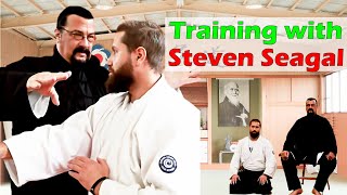 What's it like Training with Steven Seagal today?