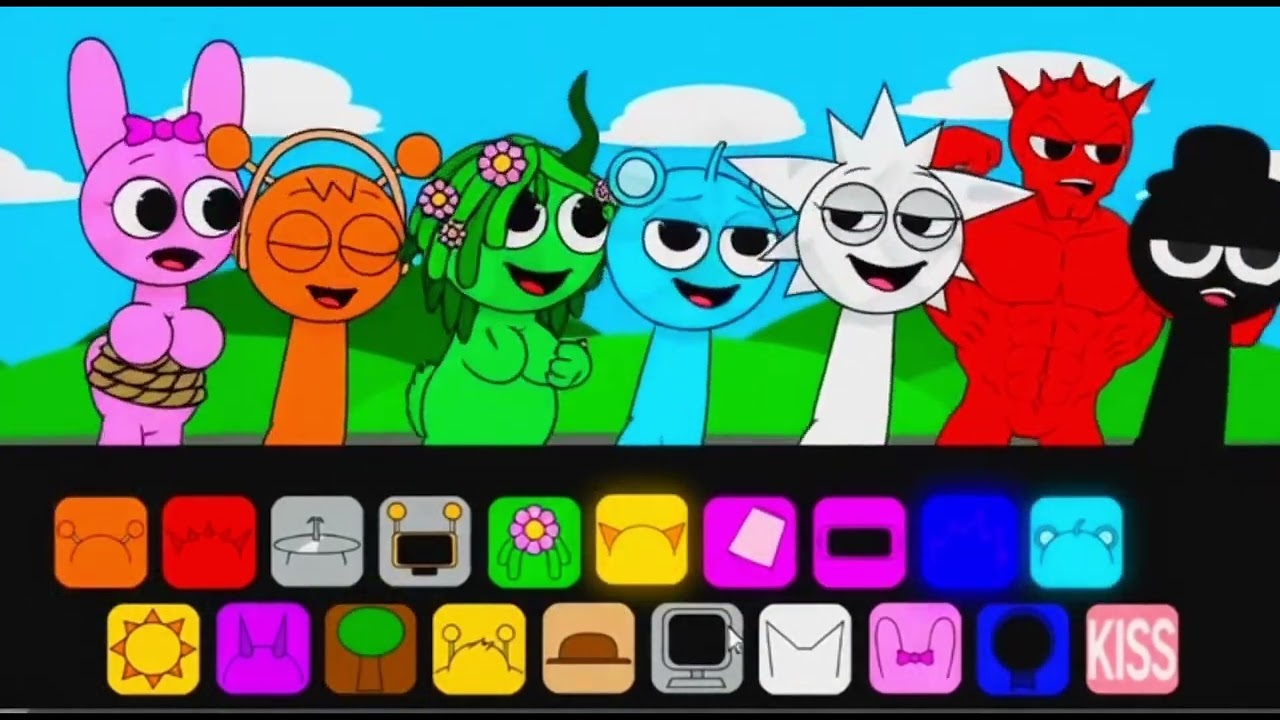 Sprunki 2 SUS Mod VS prunki Sinner Edition New MOD VS Sprunki Sinner Edition KISS VS Sprunki CRAZY