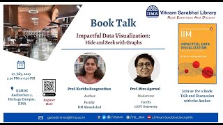 VSL Book Talk | Prof Kavitha Ranganathan | Impactful Data Visualization: Hide and Seek with Graphs