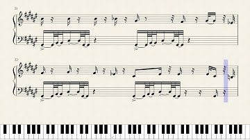 Nicolas Jaar - Encore - Piano part sheet music