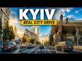 KYIV UKRAINE Life Under Wartime WALK 4K HDR 