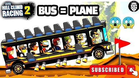 Hill Climb Racing - Gameplay Walkthrough Part 11 - Tourist Bus (iOS, Android)..🎮🎮🎮🎮