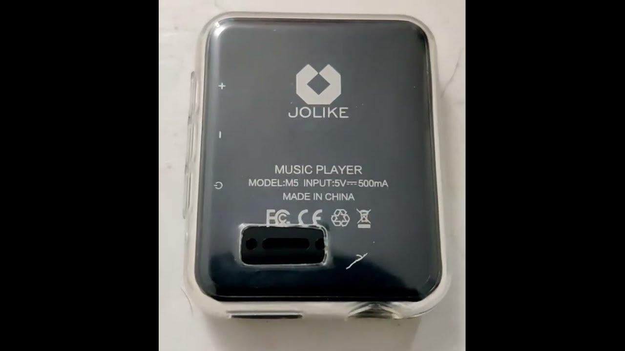 JOLIKE MP3 Player 32GB Bluetooth Full Touch Portable Screen Music Player