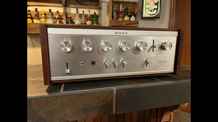 Vintage Stereo Integrated Amplifier Review - Sony TA 1120A