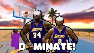 Shaq and Kobe DOMINATE in Gym Class VR (Gets Crazy)