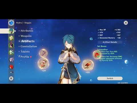 Lavawalker Xingqiu Build | F2P Genshin Impact 