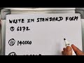 Write Numbers In Standard Form | NCERT Mathematics Solution Class 7th | #maths