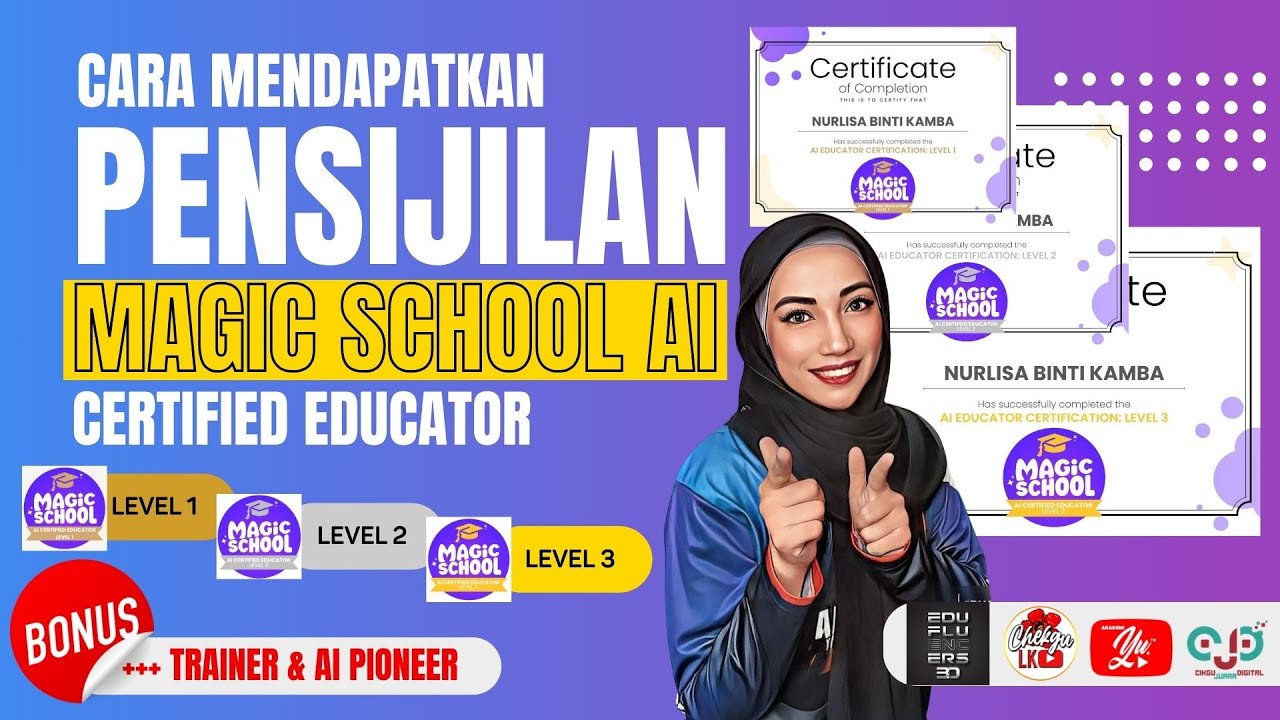 Cara mendapatkan pensijilan magic school ai certified educator youtube