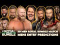 توقعات دخول مباراة رويال رامبل للرجال في WWE 30 لعام 2026 الإصدار 1 