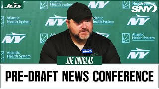 Jets GM Joe Douglas talks NFL Draft plans, possible Zach Wilson trade, status of Aaron Rodgers | SNY