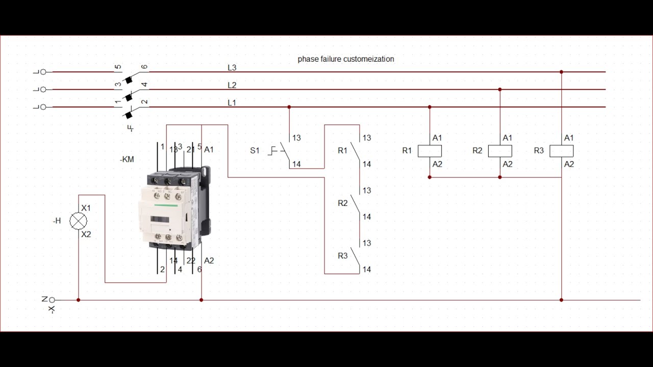 Check Phase Failure Phase Failure Customization - YouTube