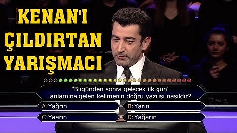 Kim milyoner olmak ister KENAN