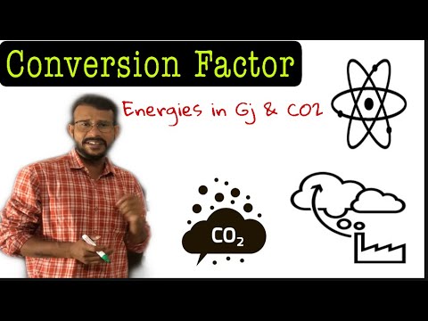 Conversion of Energy and calculation of CO2 Emission| How to calculate Energies in GJ and CO2