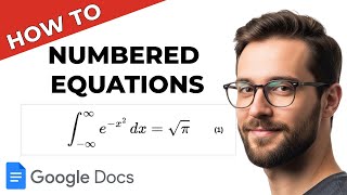 Insert & Number Equations in Google Docs | Professional Math Formatting Made Easy