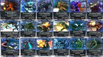 Warframe - "What Are" the Base Elemental Damage Mods?