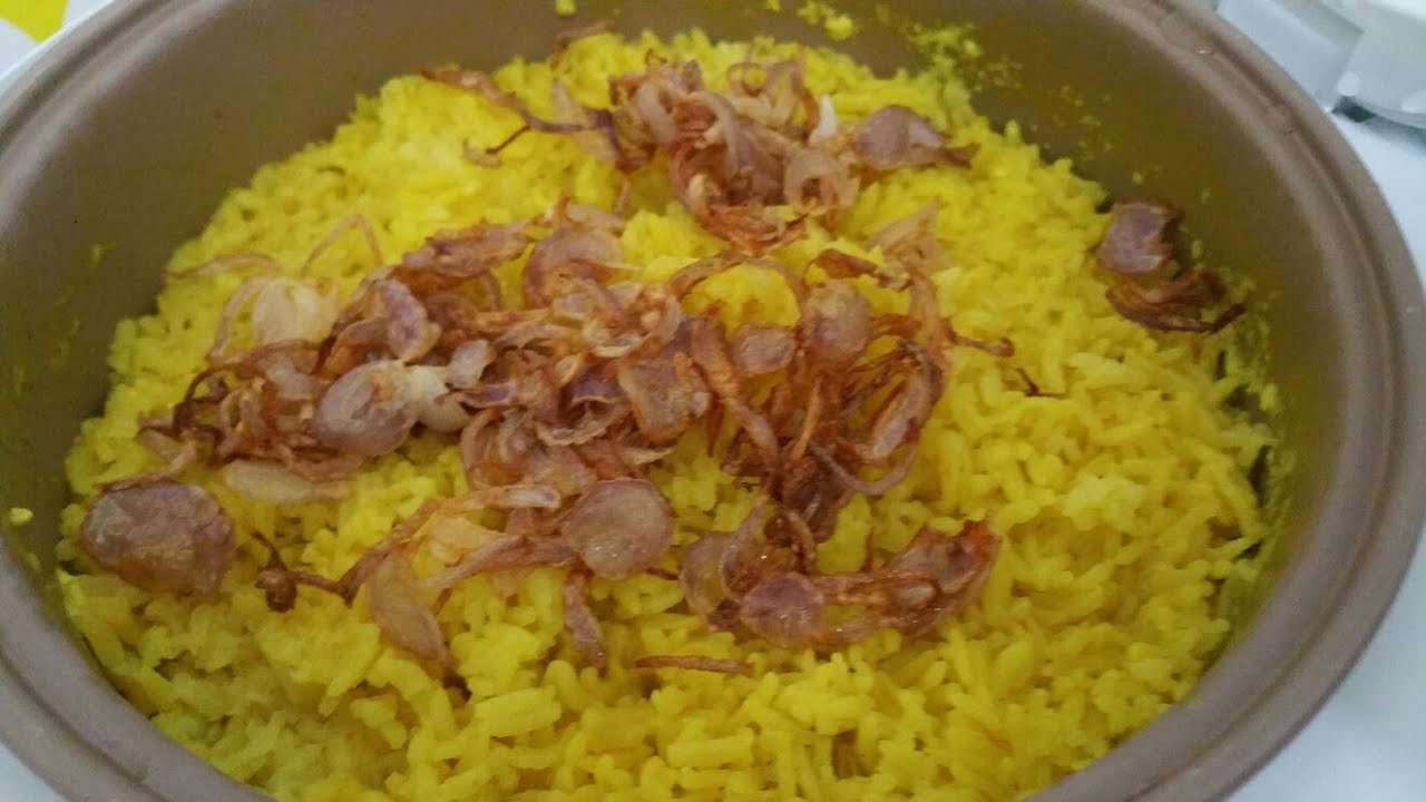  RESEP NASI KUNING  GURIH DI RICE COOKER YouTube