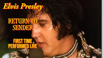 Elvis Presley - Return To Sender - 24 July 1975 - First Time Performed Live