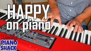 Video thumbnail of "Happy Pharrell Williams piano remix"