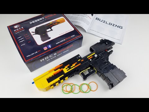 LEGO Desert Eagle - 블레이즈 [Blowback Rubberband Gun] 재작업