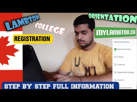 STEP BY STEP FULL REGISTRATION PROCESS FOR LAMBTON COLLEGE. || SARNIA|| MISSISSAUGA ||TORONTO ||???