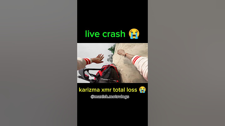 Bike accident😭Karizma xmr live crash video😭 #rider #crash #karizmaxmr #shorts #xmr #sad #video
