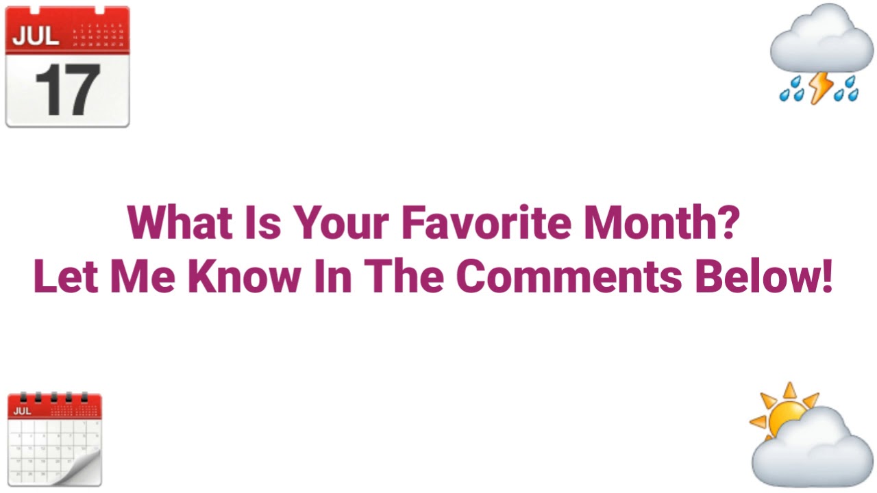 What Is Your Favorite Month In Spanish What Is Your Favorite Month In Spanish