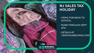 NJ aims to help families, students during back-to-school with Sales Tax Holiday