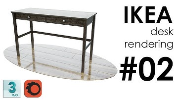 3dsmax Ikea Table Lighting Rendering Tutorial - part 02