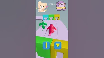 Blob shifter 3D 😲😮 best game play level--66 #shorts #tootalgaming69 #game
