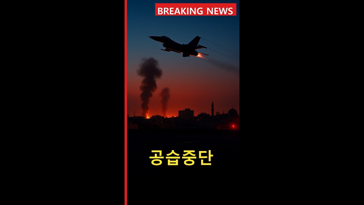 [속보] 네타냐후, 이란 공습 일시 중단…재개 땐 강경대응 #Shorts