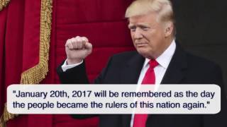 Key quotes from President Donald Trump's inauguration speech