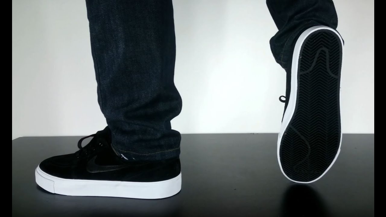 NIKE SB STEFAN JANOSKI PREMIUM HT black black white - YouTube