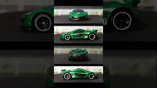 Hot Wheels 1/64 Scale Silver Series Hybrid Speed Mclaren P1 - Synergy Green