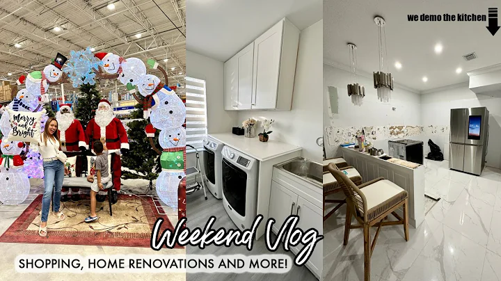 WEEKEND VLOG | CHRISTMAS DECOR SHOPPING | NEW HOME...