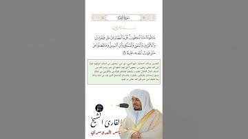 الآية (215) من سورة البقرة //القارئ الشيخ ياسر الدوسري.