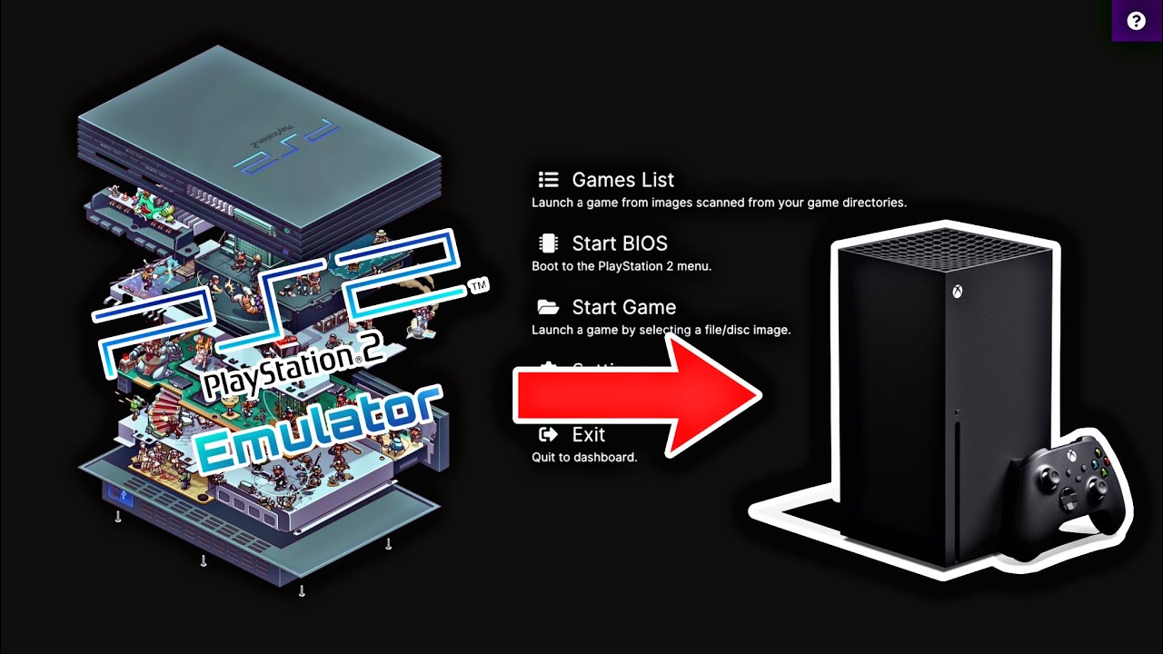 How to Play Playstation 2 games online on xbox series x via XBSX2 