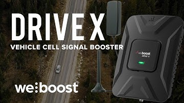 Drive X – Cost-effective multi-user vehicle cell signal booster | weBoost