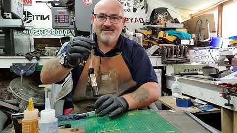 My first attempt at making mosaic pins,for my knives.