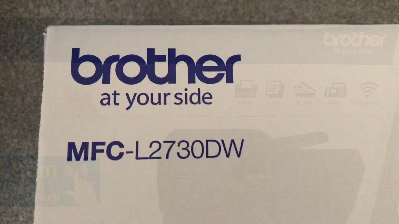 BROTHER MFC-L2730DW déballage imprimante laser