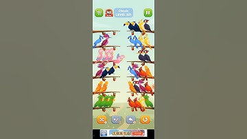 Bird sort puzzle walkthrough #viral #shorts #trending #short #birds