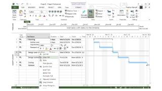Microsoft Project - Summary Tasks